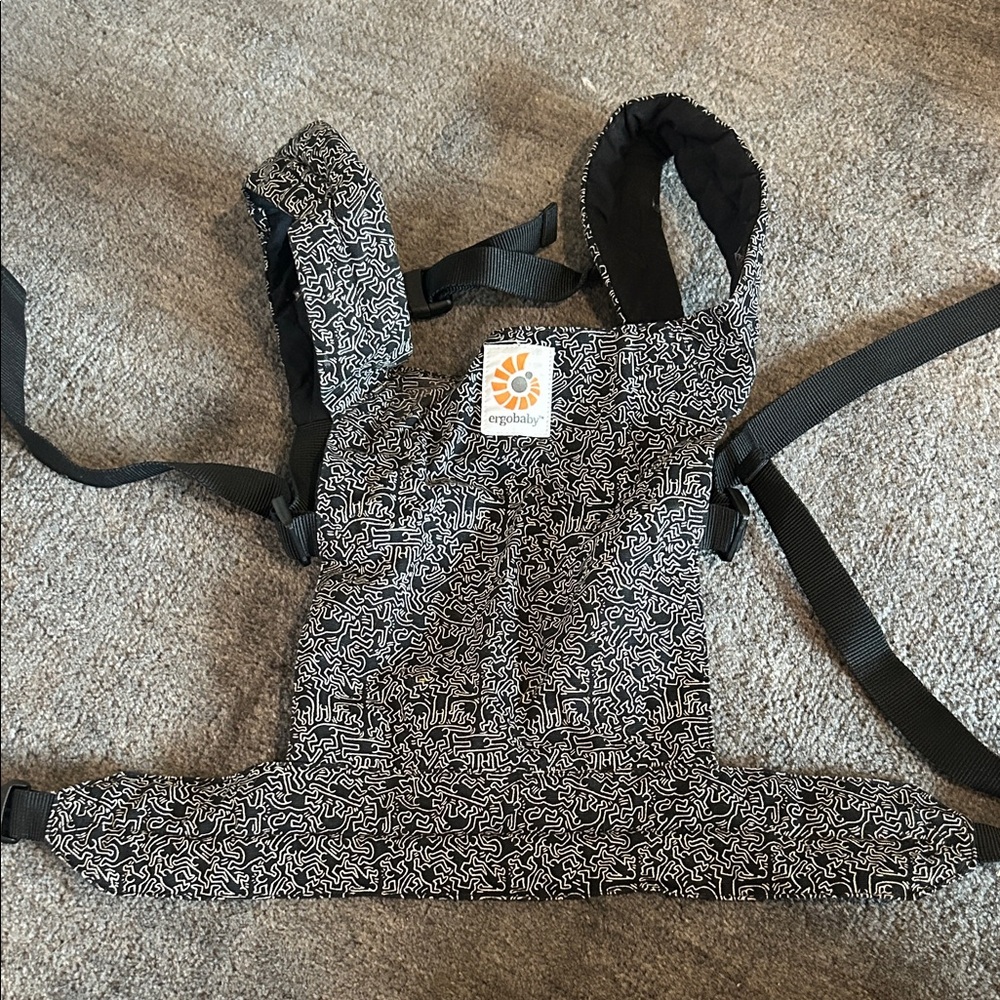 Ergobaby Child Sized Doll Carrier Keith Haring Print